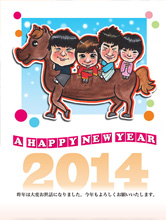 似顔絵名刺見本1