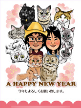 似顔絵名刺見本1